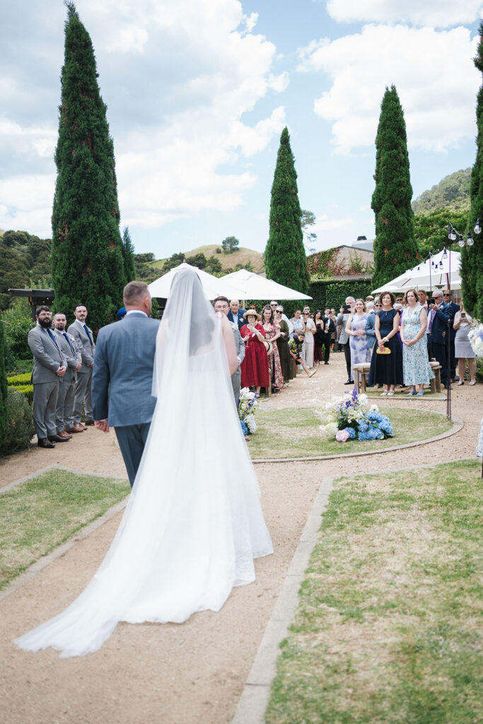 The Ceremony. Wedding at Poderi Crisci in Waiheke Island, Auckland